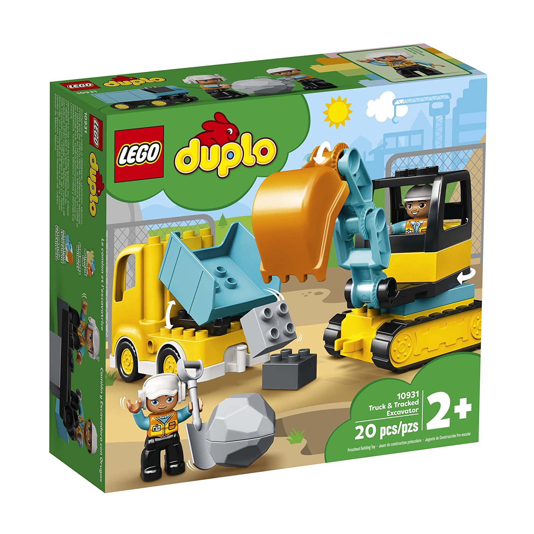 لگو سری DUPLO کد 10931 Truck & Tracked Excavator