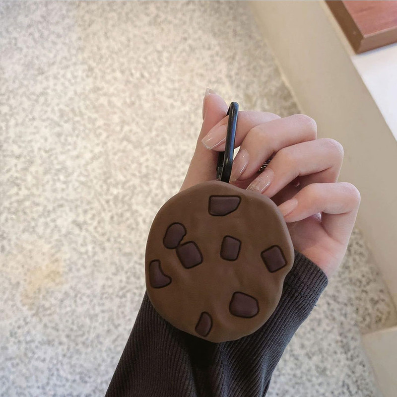 کاور والکری مدل Cookie مناسب برای کیس هدفون سامسونگ Galaxy Buds Live / Buds Pro / Buds 2 / Buds 2 Pro / Buds FE به همراه گیره