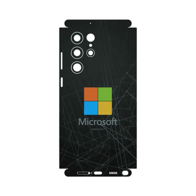 برچسب پوششی ماهوت مدل Microsoft-Logo-FullSkin مناسب برای گوشی موبایل سامسونگ Galaxy S22 Ultra 5G