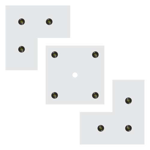 کناف پیش ساخته سقف مدل آرک طرح چند وجهی کد Z3 بسته 3 عددی