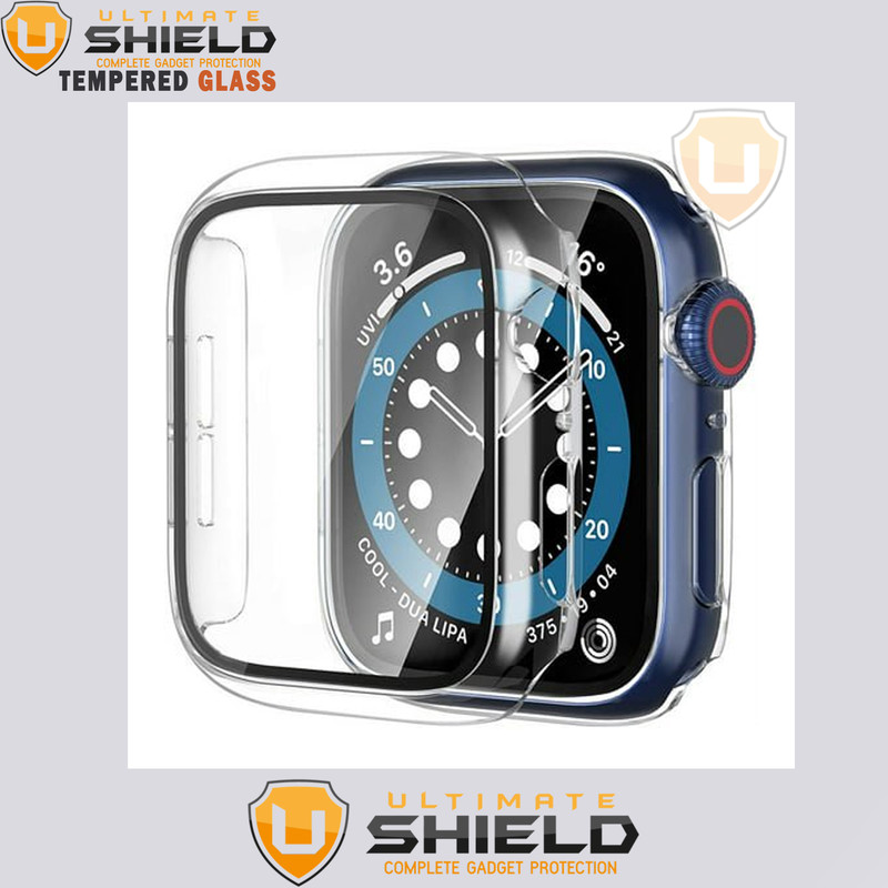 کاور آلتیمیت شیلد مدل UL-360 مناسب برای اپل واچ Series SE 2022 Aluminum Case 40mm / SE 2021 Aluminum Case 40mm / Series 5 40mm / Series 6 40mm / Series 4 40mm به همراه محافظ صفحه نمایش