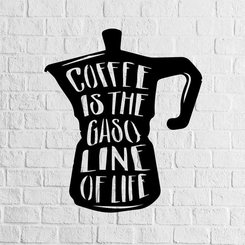استیکر دیواری ناویا طرح coffee کد 02