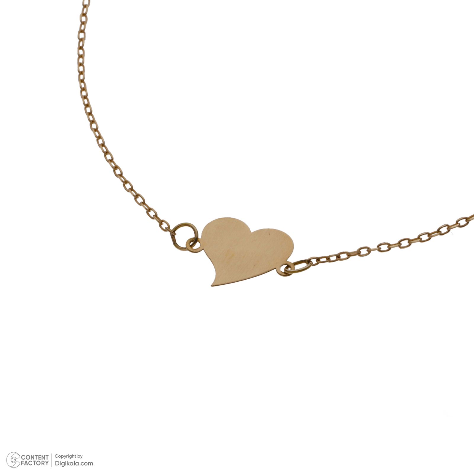 دستبند طلا 18 عیار زنانه مایا ماهک مدل MB1612 طرح قلب -  - 3