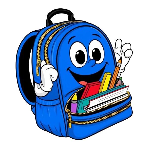 استیکر پارچه و لباس پاد آفرین طرح مدرسه کد 3626