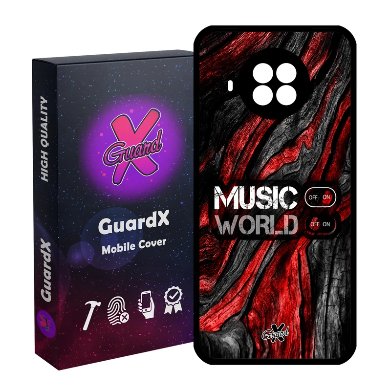 کاور گارد ایکس طرح Music مدل Glass10160 مناسب برای گوشی موبایل شیائومی Mi 10T Lite / Mi 10I / Redmi Note 9 Pro 5G