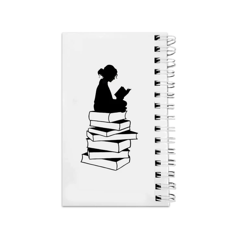 دفترچه یادداشت مدل to do list طرح دختر و کتاب کد 2776576