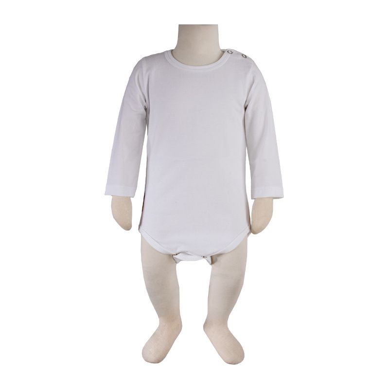 ست پیراهن و بادی نوزادی آدمک مدل چیندار کد 127100 رنگ سفید -  - 6