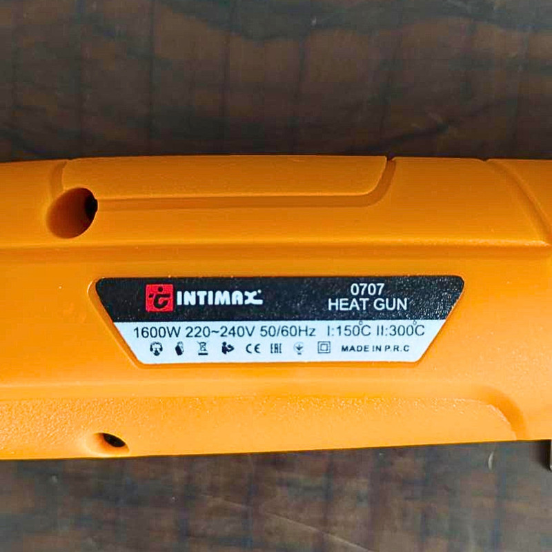 سشوار صنعتی 1600 وات اینتیمکث مدل 0707