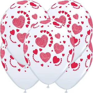 بادکنک مدل Tiny Hearts بسته 5 عددی