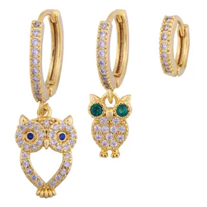 گوشواره زنانه وای اس ایکس کد RKH_1419 مجموعه 3 عددی