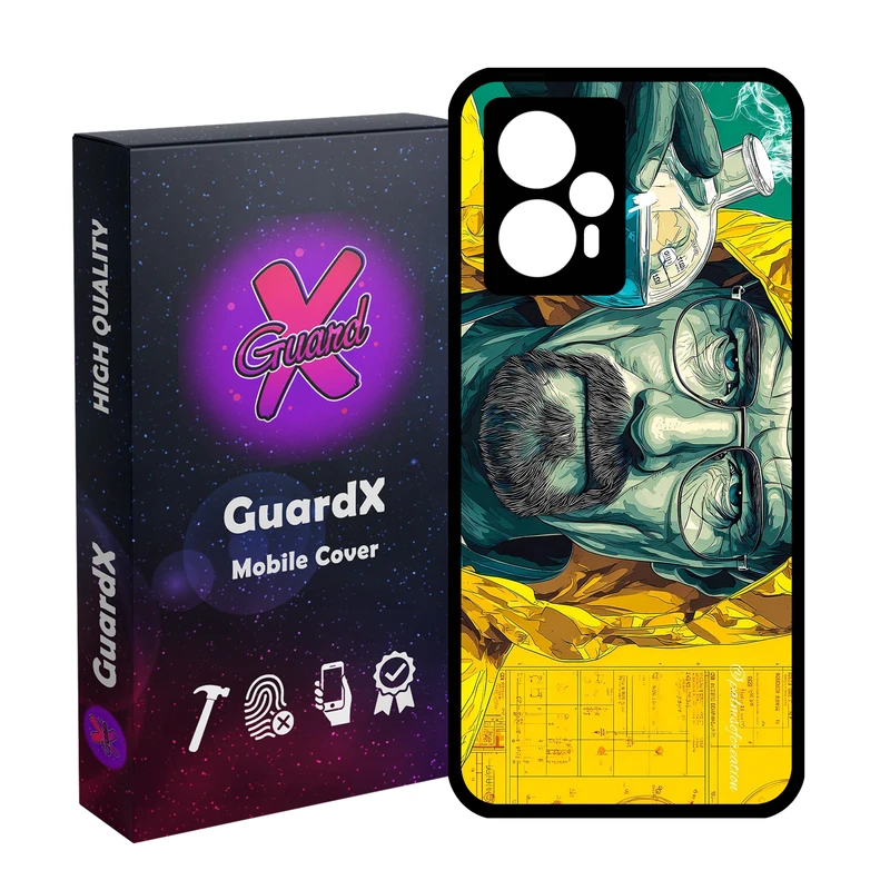 کاور گارد ایکس طرح Walter White مدل 11072 مناسب برای گوشی موبایل شیائومی Poco F5/Redmi Note 12 Turbo