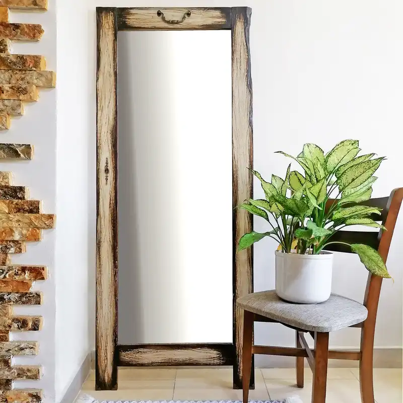 آینه مدل قدی طرح روستایی