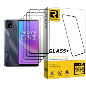 Randika Randika Glass MIX004 Screen Protector For Realme C25s Pack Of 4