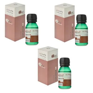 روغن نارگیل فدک تانیش مدل CoCO مناسب برای انواع پوست و مو حجم 50 میلی لیتر بسته سه عددی