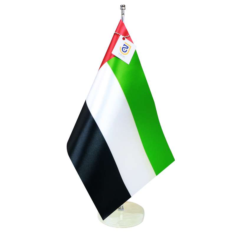 پرچم رومیزی جاویدان تندیس پرگاس مدل امارات کد 2