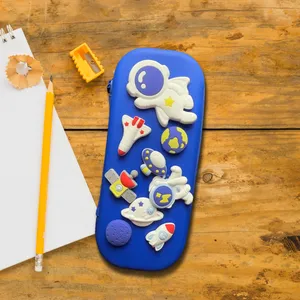 جامدادی مدل سیلیکونی استیکر دار طرح فضایی