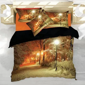 سرویس روتختی طرح زمستانی دو نفره 6 تکه 