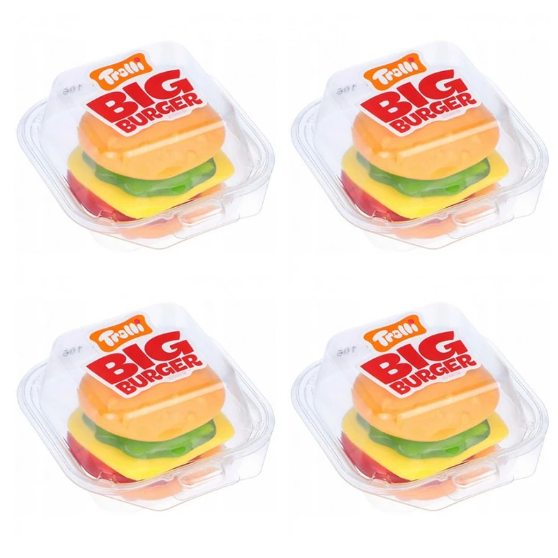 پاستیل همبرگری ترولی - 50 گرم بسته 4 عددی