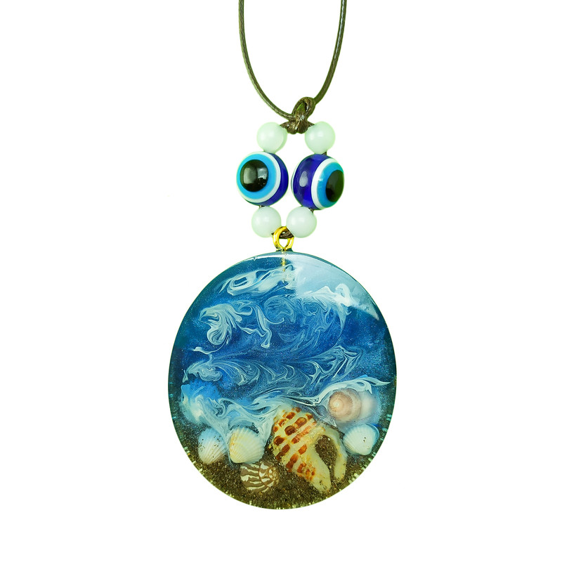 آویز خودرو طرح دریا کد WE0075