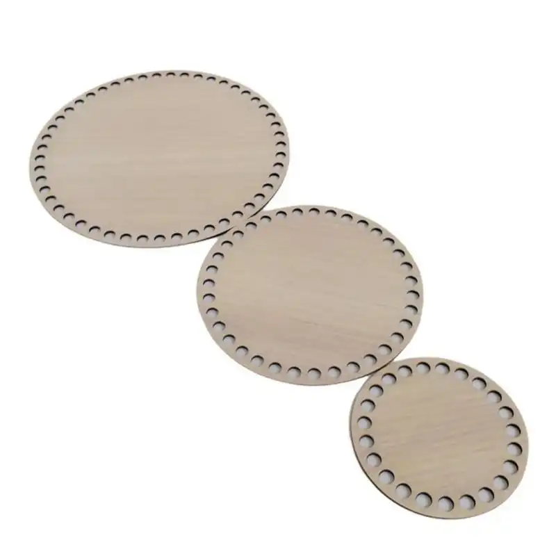 کفی تریکو بافی مدل دایره 10-15-20 مجموعه 3 عددی