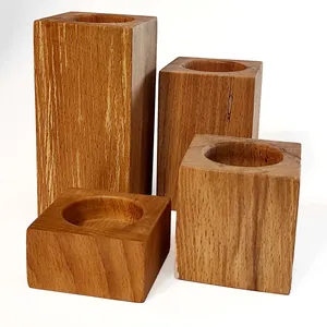 جاشمعی مدل چوبی کد SH.102 مجموعه 4 عددی