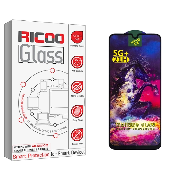 محافظ صفحه نمایش شیشه ای ریکو مدل Glass     HORSE مناسب برای گوشی موبایل سامسونگ Galaxy A01