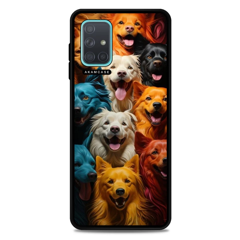 کاور آکام مدل AMC-WSGA71-DOGS-22 مناسب برای گوشی موبایل سامسونگ Galaxy A71