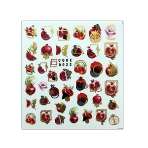 برچسب لنز ناخن مدل یلدا کد 22