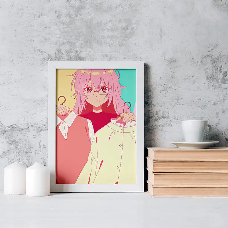 تابلو خندالو مدل شیکیموری سان انیمه شیکیموری کد 15862