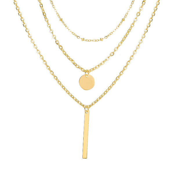 گردنبند زنانه مدل سکه ای مجموعه 3 عددی گردنبند زنانه مدل سکه ای مجموعه 3 عددی