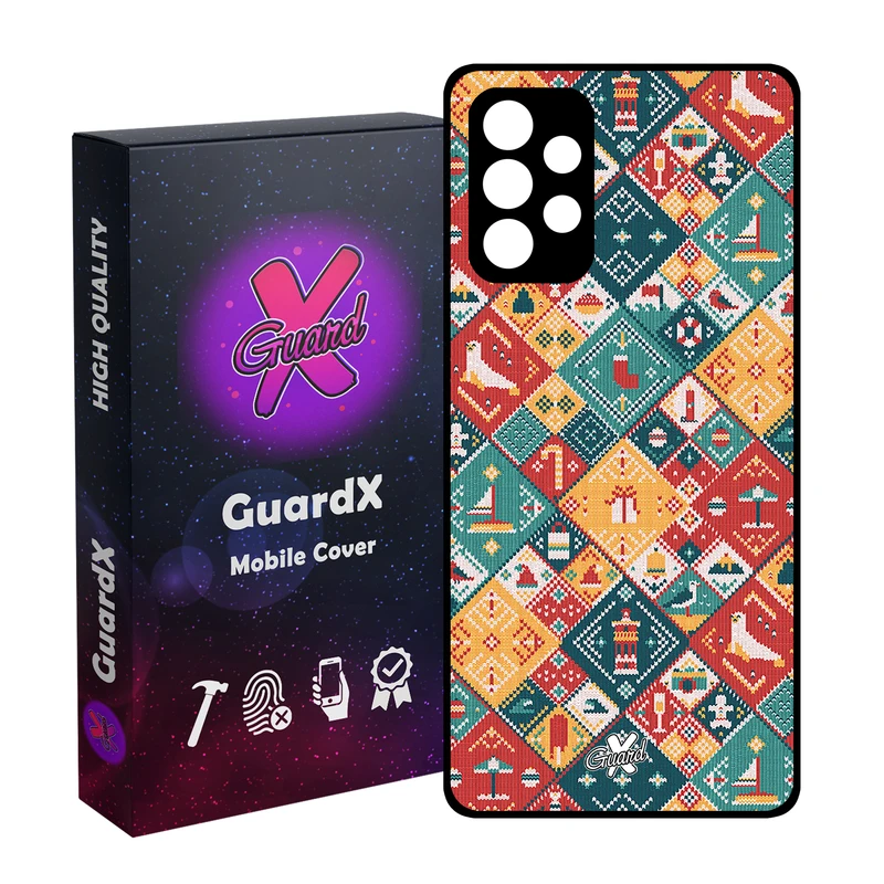 کاور گارد ایکس طرح Pattern مدل Glass10168 مناسب برای گوشی موبایل سامسونگ Galaxy A32 4G