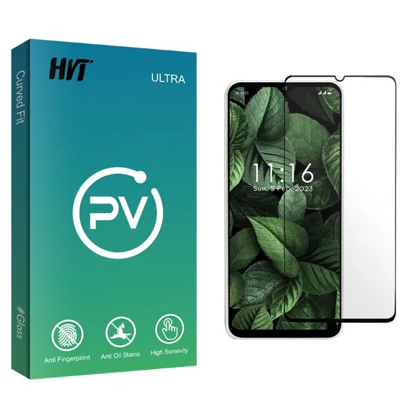 محافظ صفحه نمایش شیشه ای اچ وی تی مدل PV مناسب برای گوشی موبایل جی پلاس Q20s