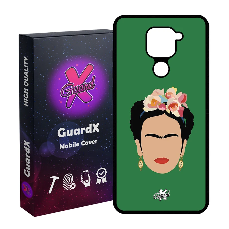 کاور گارد ایکس طرح Frida مدل Glass10133 مناسب برای گوشی موبایل شیائومی Redmi Note 9