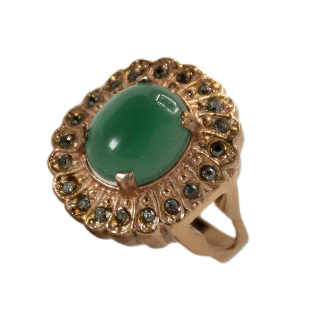 انگشتر زنانه مدل مسی کد 14