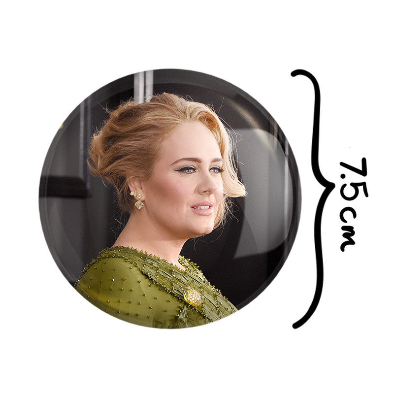 آینه جیبی خندالو طرح ادل Adele مدل تاشو کد 18997