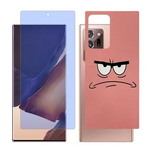 Glass together model blue cut screen protector suitable for Samsung Galaxy Note20 Ultra 5G mobile phone with back cover sticker