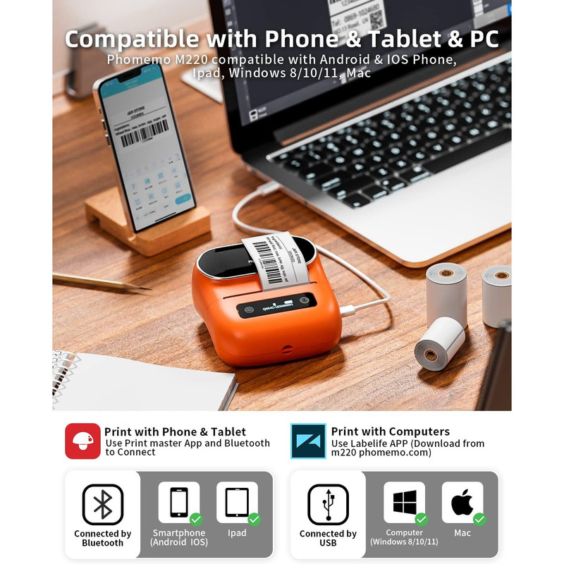 پرینتر حرارتی لیبل زن فومیمو مدل M220