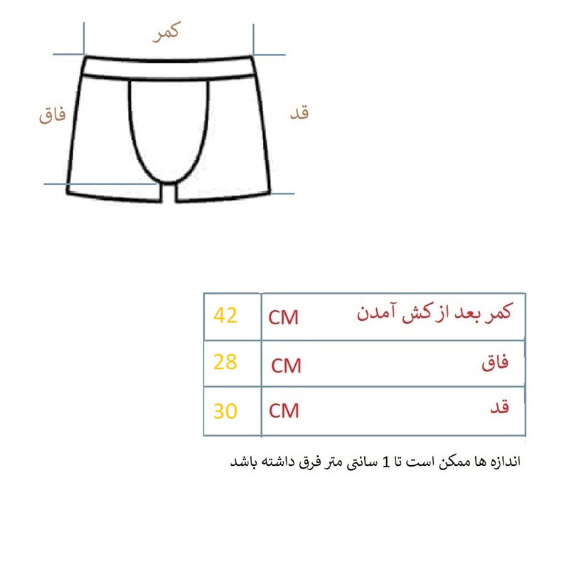 شورت مردانه مدل راه راه zl کد 1030