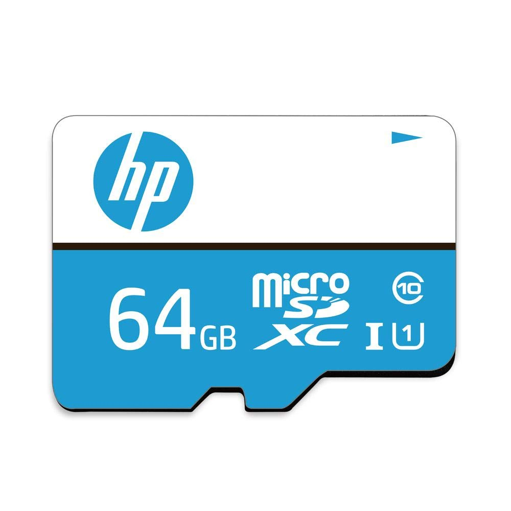 کارت حافظه‌ microSDXC اچ پی مدل MI310  استاندارد UHS-I U1 سرعت 100MBps ظرفیت 64 گیگابایت به همراه آداپتور SD