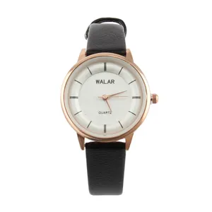 ساعت مچی عقربه ای زنانه مدل بند چرمی کلاسیک کد WHW_316