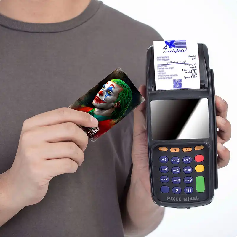 استیکر کارت پیکسل میکسل مدل جوکر نقاشی کد G17