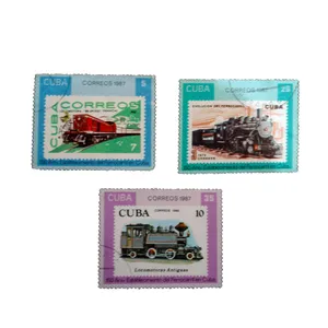 تمبر یادگاری مدل قطار کد c-960 مجموعه 3 عددی