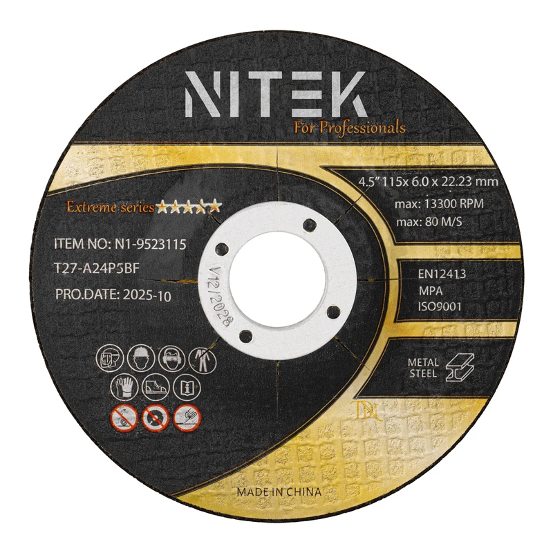 صفحه ساب آهن نیتک مدل مینی سایز 115x6.0 میلی متر بسته 25 عددی