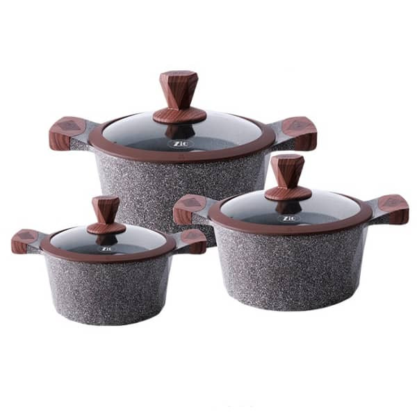 سرویس قابلمه 6 پارچه زیو مدل Z-8170-26