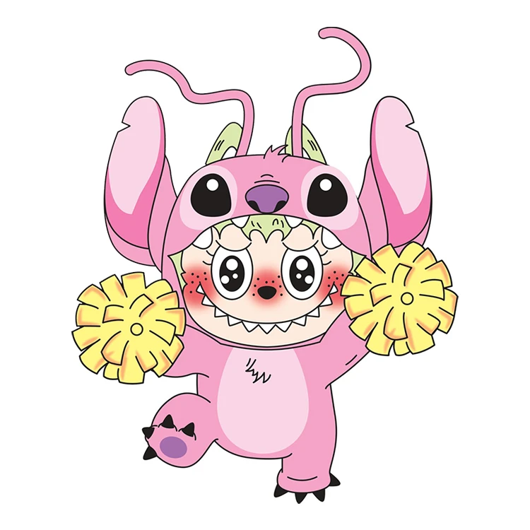 استیکر پارچه و لباس پاد آفرین مدل لبوبو کد 518