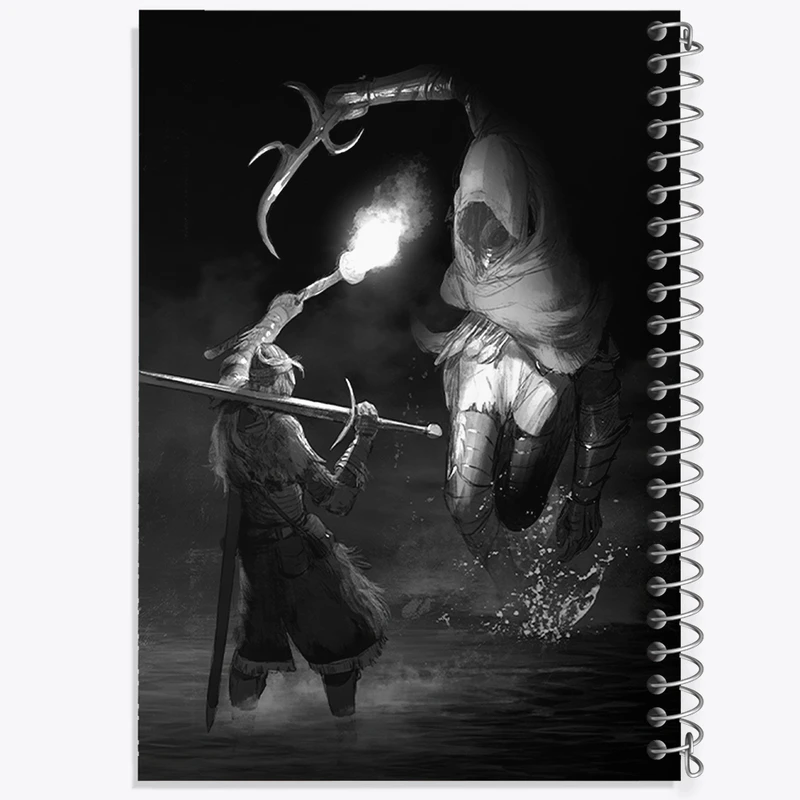 دفتر مشق 50 برگ خندالو طرح بازی الدن رینگ (Elden Ring) کد 31259