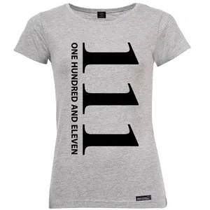 تی شرت آستین کوتاه زنانه 27 مدل One Hundred Snd Eleven کد MH979