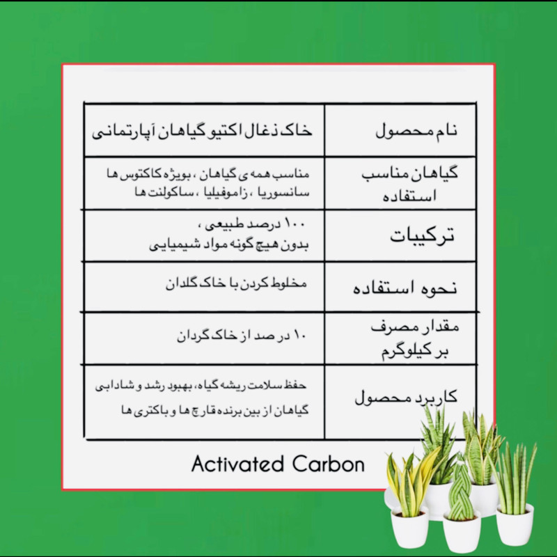 خاک ذغال فعال کد 14928232 وزن 3 کیلوگرم