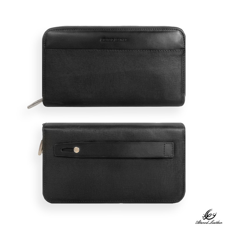 کیف دستی چرم عطارد مدل چرم طبیعی کد K33