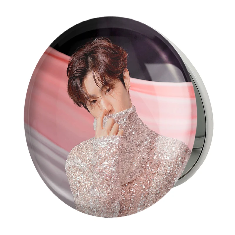 آینه جیبی خندالو طرح مارک گروه گات سون GOT7 مدل تاشو کد 11665 